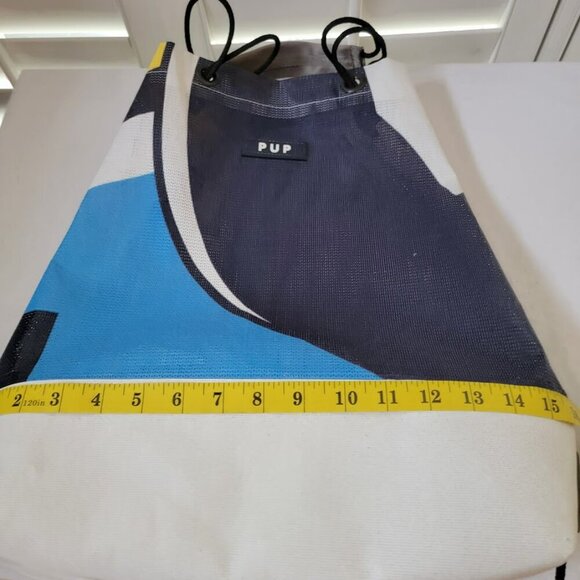 Upcycled Tote Bag - Convertible to Backpack - Crafted by PUP Designers in Indy - Picture 8 of 9